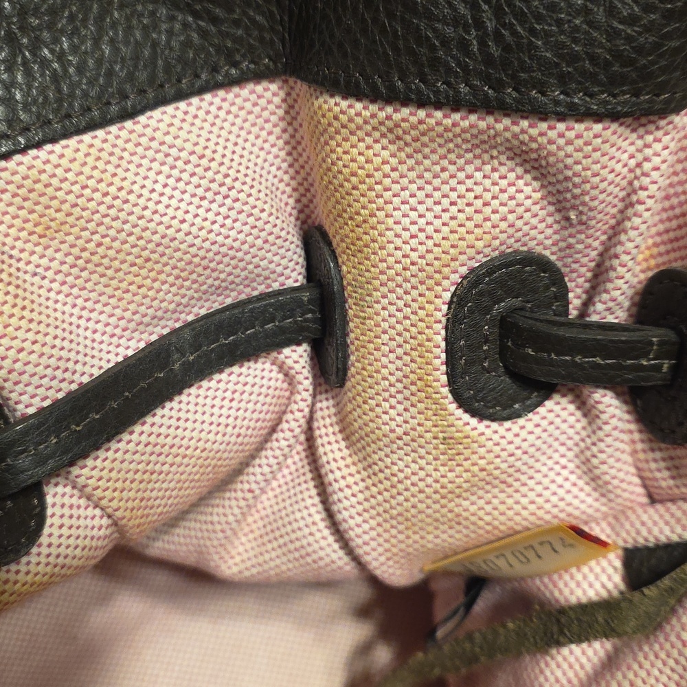 Dooney & Bourke Vintage Brown Pebbled Leather Chiara Tote Bag. - Picture 14 of 16
